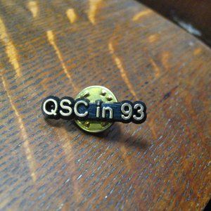 QSC In 93 Vintage 1993 Lapel Pin